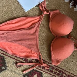 PINK Victoria's Secret Coral Bikini